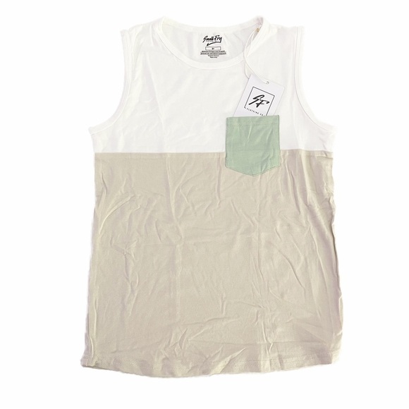 ✨NEW!✨ Small Fry Clothing Company Boy’s Block Tank - Size 8Y - Picture 1 of 6